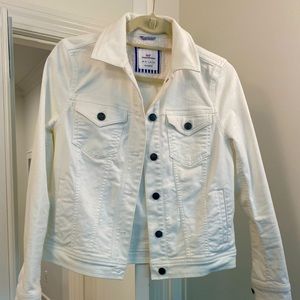 Vineyard Vines white jean jacket